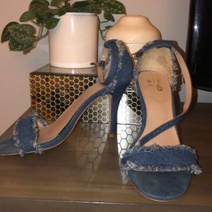 Mix no. 6 denim heels